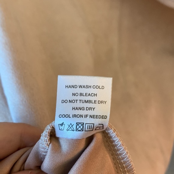 NWT REVOLVE SUPERDOWN Rebecca Strapless Shoulder Ruffle Cream Mini Dress Size XL - Picture 11 of 11